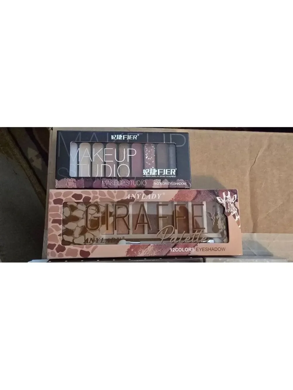 New Assorted Eyeshadow Palettes - Nude Shades, Giraffe Palette, Makeup Studio
